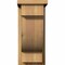 Ekena Millwork Alpine Rough Sawn Corbel w/Backplate, Western Red Cedar, 8"W x 14"D x 18"H COR08X14X18ALP01RWR - alternate 2